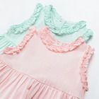 Cool Club, Rochie fara maneci pentru fete, roz, verde-menta, set 2 buc..
