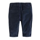 Cool Club, Set pentru baieti, camasa cu maneca lunga si pantaloni din material textil, alb-bleumarin, imprimeu masini
