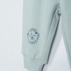 Cool Club, Trening pentru baieti, bumbac organic, verde-menta, imprimeu Brave