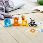 LEGO DUPLO Creative Play, Primul meu tren cu animale, 10955