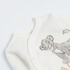 Set pentru baieti, Caciula, Body cu maneca lunga, Pijama tip salopeta, mix de culori, imprimeu Lion King