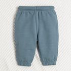 Cool Club, Set pentru baieti, Body cu maneca lunga, Pantaloni de trening, ecru, albastru, imprimeu tractoare