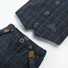 Cool Club, Set pentru baieti, Body cu maneca lunga, Papion, Vesta, Pantaloni din material textil, mix de culori