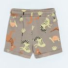 Cool Club, Set pentru baieti, Tricou, Pantaloni scurti, portocaliu-gri