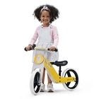Kinderkraft, Uniq, bicicleta fara pedale din lemn, gri/galben