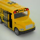 Smiki, Autobuz scolar, vehicul cu lumini si sunete, 1:20, 20 cm