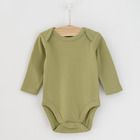 Cool Club, Body cu maneca lunga pentru baieti, verde, ecru, imprimeu animale salbatice, set 5 buc.