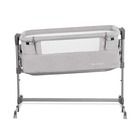 Kinderkraft, Neste Up, patut atasabil (co-sleeper) 3in1, gri