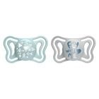 Chicco, Physioforma Light, suzeta din silicon, albastru, 2-6 m, 2 buc.