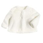 Cool Club, Set pentru fetite, geaca din blanita si rochie, culoare alb