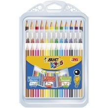 Bic, Kids, carioci + creioane colorate + creioane cerate, 36 buc.