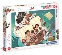 Clementoni, Super Color, Pirates, puzzle, 104 piese