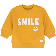 Cool Club, Bluza subtire pentru baieti, galben, imprimeu Smile