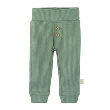 Cool Club, Pantaloni pentru bebelusi, din tricot striat, verde