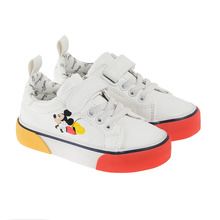 Cool Club, Pantofi sport pentru baieti, alb, imprimeu Mickey Mouse