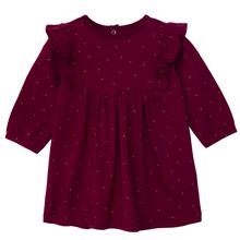 Cool Club, Rochie cu maneca lunga pentru fete, claret