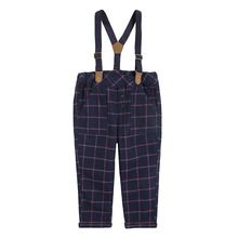 Cool Club, Set pentru baieti, Pantaloni cu bretele din material textil, bleumarin