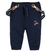 Cool Club, Set pentru baieti, Pantaloni din material textil, Bretele, bleumarin