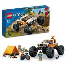 LEGO City, Aventuri off road cu vehicul 4-4, 60387