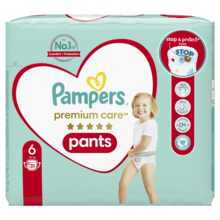 Pampers Premium Care Pants, scutece-chilotel marimea 6, 15+ kg, 31 buc.