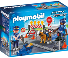 Playmobil, City Action, Blocaj rutier al politiei, 6924