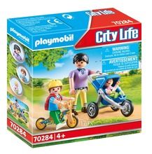 Playmobil, City Life, Mama cu copii, 70284