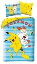 Pokemon, set lenjerie de pat single, 140-200 cm + 70-90 cm