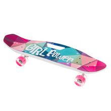 Smiki, Girl Power, placa de skateboard cu maner si roti LED