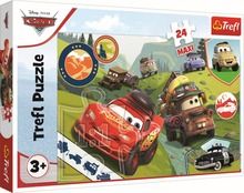 Trefl, Cars, Masinute vesele, puzzle, 24 elemente