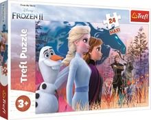 Trefl, Frozen 2, Maxi, Calatorie magica, puzzle, 24 piese