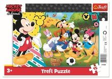 Trefl, Mickey Mouse, Frame, Mickey la tara, puzzle, 15 piese