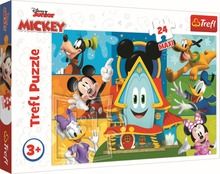 Trefl, Mickey Mouse si prietenii, puzzle, 24 elemente