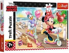 Trefl, Minnie Mouse, Minnie pe plaja, puzzle, 200 piese