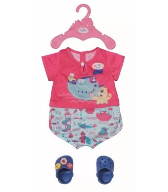Baby Born, pijama cu incaltaminte, hainuta pentru papusi, 43 cm