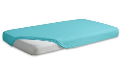 BabyMatex, cearceaf cu elastic jersey, 70-140 cm, turcoaz