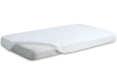 BabyMatex, foaie montata jersey, 60-120 cm, alb