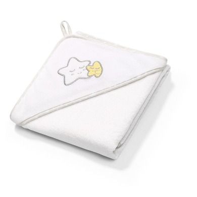BabyOno, halat de baie, terry, alb, 85-85 cm
