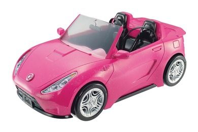 Barbie, Cabriolet roz, set de joaca fara papusa
