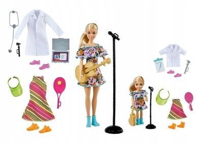 Barbie, Cariera, set de 2 papusi si accesorii