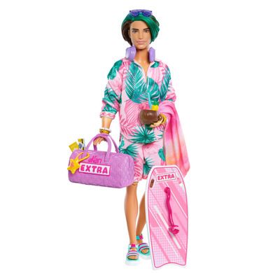 Barbie, Extra Fly, papusa Ken cu accesorii