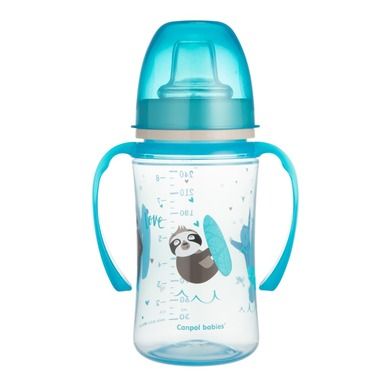 Canpol babies, EasyStart, Exotic Animlas, canita antrenament, albastru, 6m+, 240 ml