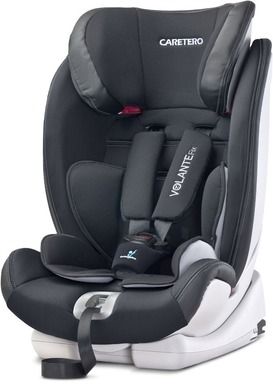 Caretero, Volante Fix, scaun auto, 9-36 kg, negru