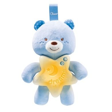 Chicco, First Dreams, Ursulet de noapte, albastru