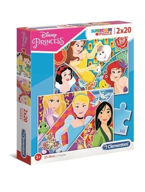 Clementoni, Super Color, Princess, puzzle, 40 piese