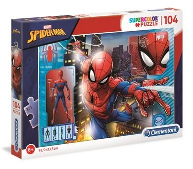 Clementoni, Super Color, Spider-Man, puzzle, 104 piese