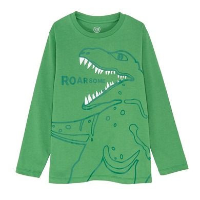 Cool Club, Bluza cu maneca lunga pentru baieti, verde, imprimeu dinozaur