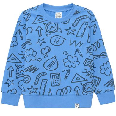 Cool Club, Bluza pentru baieti, albastru, imprimeu What