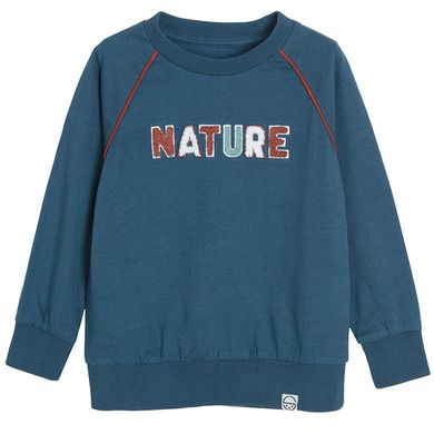 Cool Club, Bluza pentru baieti, turcoaz, imprimeu Nature