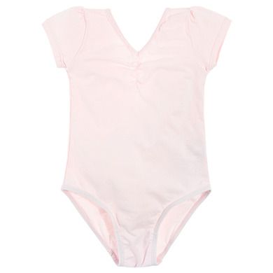 Cool Club, Body balet cu maneca scurta pentru fete, roz deschis