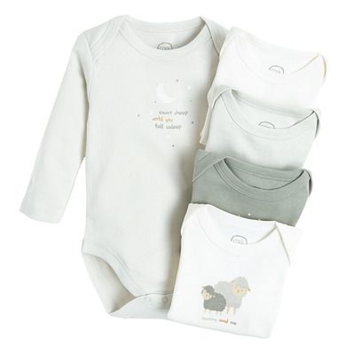 Cool Club, Body cu maneca lunga pentru baieti, mix, set 5 buc.